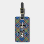 Étiquette À Bagage Epic Scotland Clan MacLellan Tartan (Devant Vertical)
