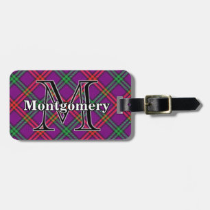 Étiquette À Bagage Epic Scotland Clan Montgomery Tartan