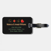 Étiquette À Bagage Épouser dans le mariage fabuleux de destination de (Dos horizontal)