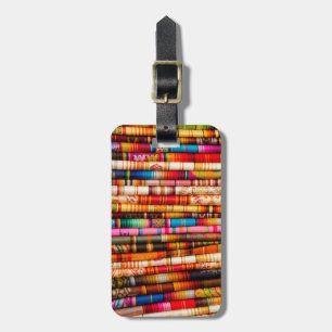 Étiquette À Bagage Équateur, région de Quito, marché artisanal d'Otav