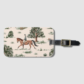 Étiquette À Bagage Equestrian Luggage Tag