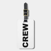 ÉTIQUETTE À BAGAGE ÉQUIPAGE (Devant Vertical)