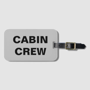 Étiquette À Bagage Équipage cabine