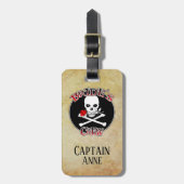 Étiquette À Bagage Équipage de mariée personnalisée (Devant Vertical)