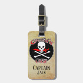 Étiquette À Bagage Équipage Groom personnalisé (Devant Vertical)