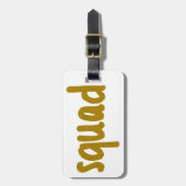 Étiquette À Bagage Équipe (Devant Vertical)