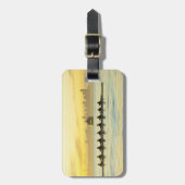 Étiquette À Bagage Équipe 2 d'aviron (Devant Vertical)