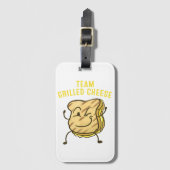 Étiquette À Bagage Équipe cool Fromage Grillé Cadeau Drôle Squad Toas (Devant Vertical)