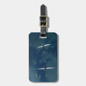 Étiquette À Bagage Équipe d'aviron (Devant Vertical)