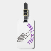 Étiquette À Bagage Équipe de relais (Devant Vertical)