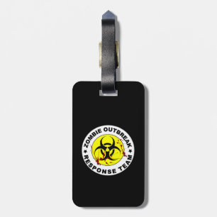 Étiquette À Bagage Équipe de réponse de manifestation de zombi