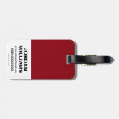 Étiquette À Bagage Équipe de suicide | Badge de groupe photo (Dos horizontal)