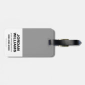 Étiquette À Bagage Équipe de suicide | Cartes de lecture "Lucky You" (Dos horizontal)