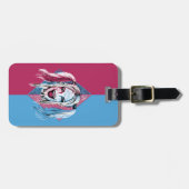 Étiquette À Bagage Équipe de suicide | Harley Laugh (Devant horizontal)