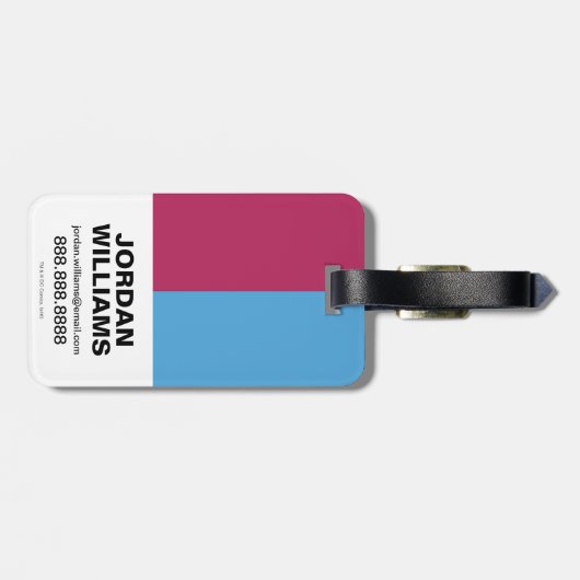 Étiquette À Bagage Équipe de suicide | Harley Laugh (Dos horizontal)