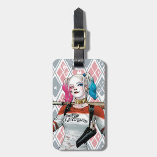 Étiquette À Bagage Équipe de suicide   Harley Quinn