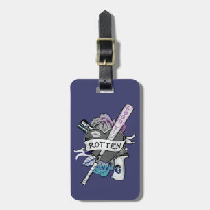 Étiquette À Bagage Équipe de suicide   Harley Quinn "Rotten" Tattoo A