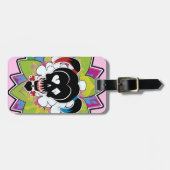 Étiquette À Bagage Équipe de suicide| Harley Quinn Skull Tattoo Art (Devant horizontal)