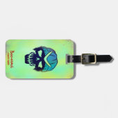 Étiquette À Bagage Équipe de suicide | Icône de tête Boomerang (Devant horizontal)