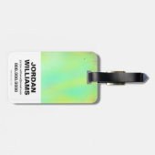 Étiquette À Bagage Équipe de suicide | Icône de tête Boomerang (Dos horizontal)