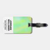 Étiquette À Bagage Équipe de suicide | Icône de tête de l'enchanteuse (Dos horizontal)