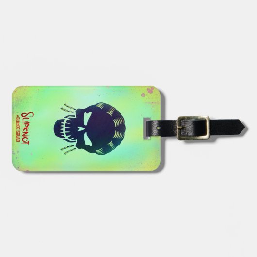 Étiquette À Bagage Équipe de suicide | Icône de tête de point (Devant horizontal)