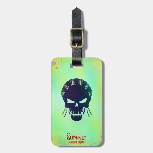 Étiquette À Bagage Équipe de suicide | Icône de tête de point (Devant Vertical)