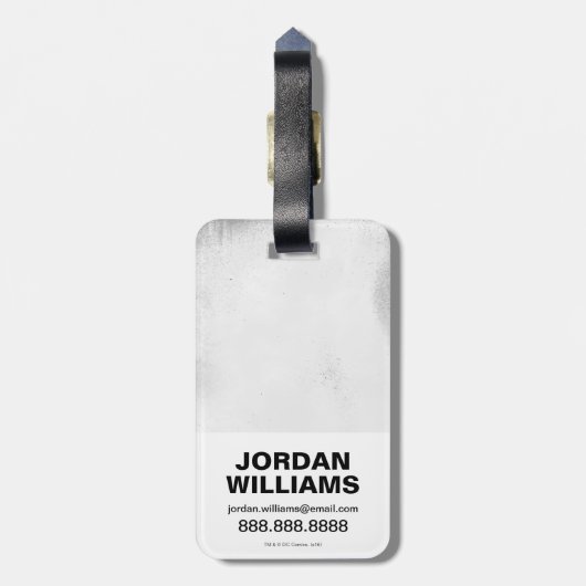 Étiquette À Bagage Équipe de suicide | Joker Crull "All In" Tattoo Ar (Dos Vertical)