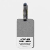 Étiquette À Bagage Équipe de suicide | Joker Smile (Dos Vertical)