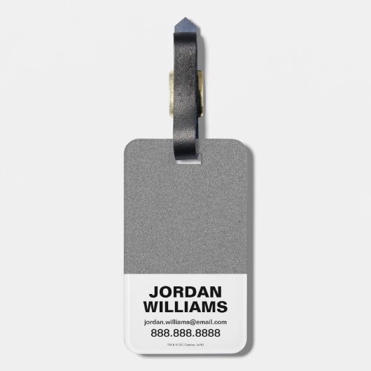 Étiquette À Bagage Équipe de suicide | Joker Smile (Dos Vertical)