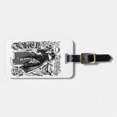 Étiquette À Bagage Équipe de suicide | Joker Typography Photo (Devant horizontal)