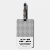 Étiquette À Bagage Équipe de suicide | Le monstre Lil de papa (Dos Vertical)