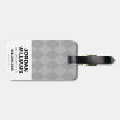 Étiquette À Bagage Équipe de suicide | Le monstre Lil de papa (Dos horizontal)