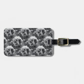 Étiquette À Bagage Équipe de suicide | Motif crâne (Devant horizontal)