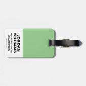 Étiquette À Bagage Équipe de suicide| Motif Joker Emoji (Dos horizontal)