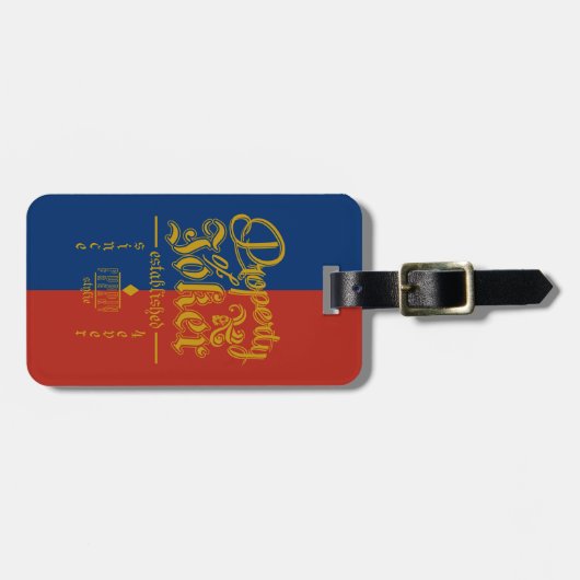 Étiquette À Bagage Équipe de suicide| Puddin Freaky (Devant horizontal)