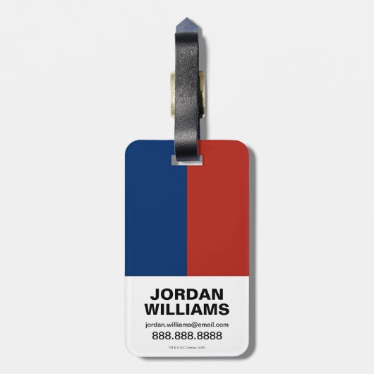 Étiquette À Bagage Équipe de suicide| Puddin Freaky (Dos Vertical)