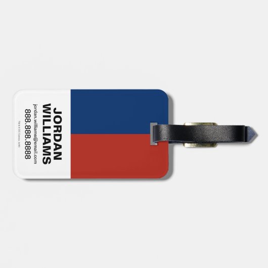 Étiquette À Bagage Équipe de suicide| Puddin Freaky (Dos horizontal)