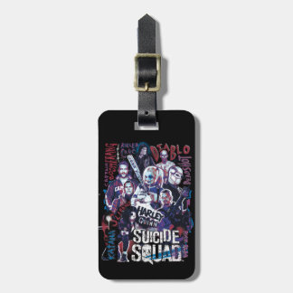 Étiquette À Bagage Équipe de suicide | Task Force X Typographie Photo