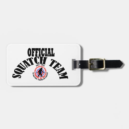 Étiquette À Bagage Équipe officielle de squatch (Devant horizontal)