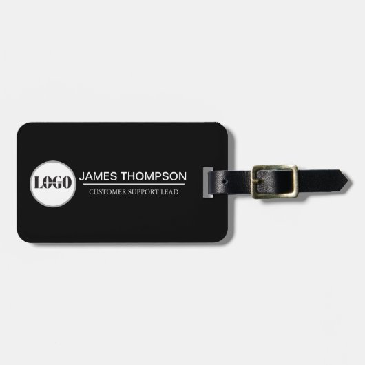 Étiquette À Bagage Équipement de logo personnalisé pour l'employé de  (Devant horizontal)