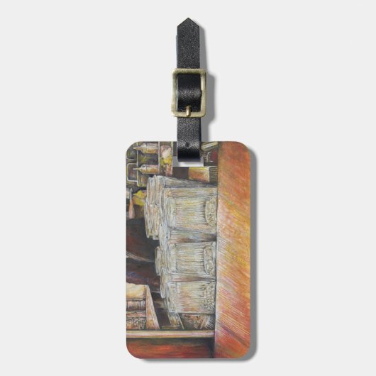 Étiquette À Bagage Équivalent lumineux des émotions passionnées (Devant Vertical)