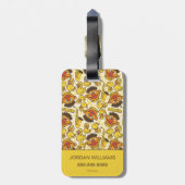 Étiquette À Bagage Ernie et le Motif en caoutchouc Duckie (Dos Vertical)