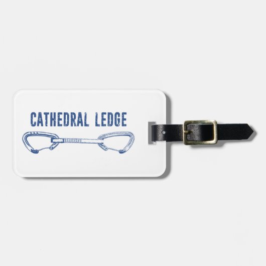 Étiquette À Bagage Escalade Cathedral Ledge (Devant horizontal)