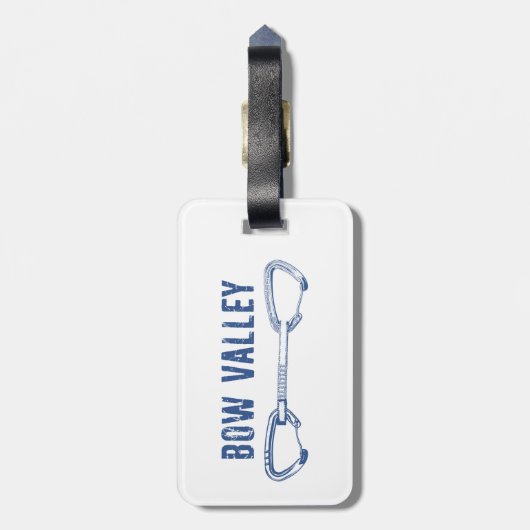 Étiquette À Bagage Escalade de Bow Valley Rock (Dos Vertical)