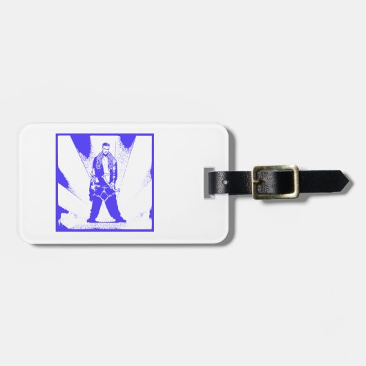 Étiquette À Bagage Escalade de glace bébé (Devant horizontal)