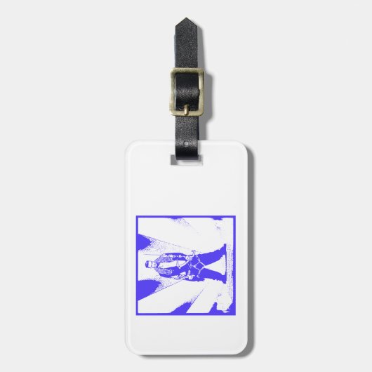 Étiquette À Bagage Escalade de glace bébé (Devant Vertical)