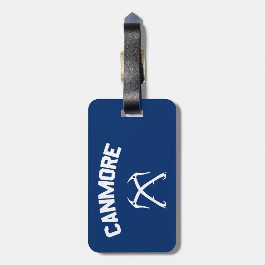 Étiquette À Bagage Escalade de glace Canmore (Dos Vertical)