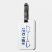 Étiquette À Bagage Escalade de Indian Creek (Dos Vertical)