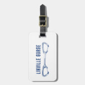 Étiquette À Bagage Escalade de la gorge de Linville Caroline du Nord (Devant Vertical)